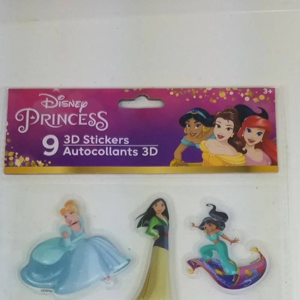 Disney Princess 3D Dimensional stickers